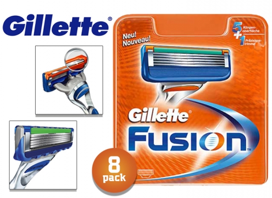 Deal Donkey - 8 Gillette Fusion Scheermesjes