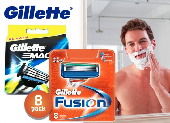 Deal Donkey - 8 Gillette Mach 3 Of Fusion Scheermesjes