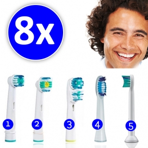 Deal Donkey - 8 Opzetborstels Geschikt Voor Oral-b, Braun Of Philips Tandenborstels Deal Donkey - 8 Opzetborstels Geschikt Voor Oral-b, Braun Of Philips Tandenborstels