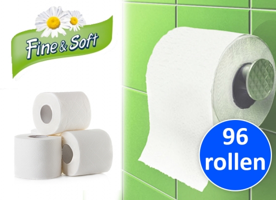 Deal Donkey - 96 Rollen Fine & Soft Toiletpapier Deal Donkey - 96 Rollen Fine & Soft Toiletpapier