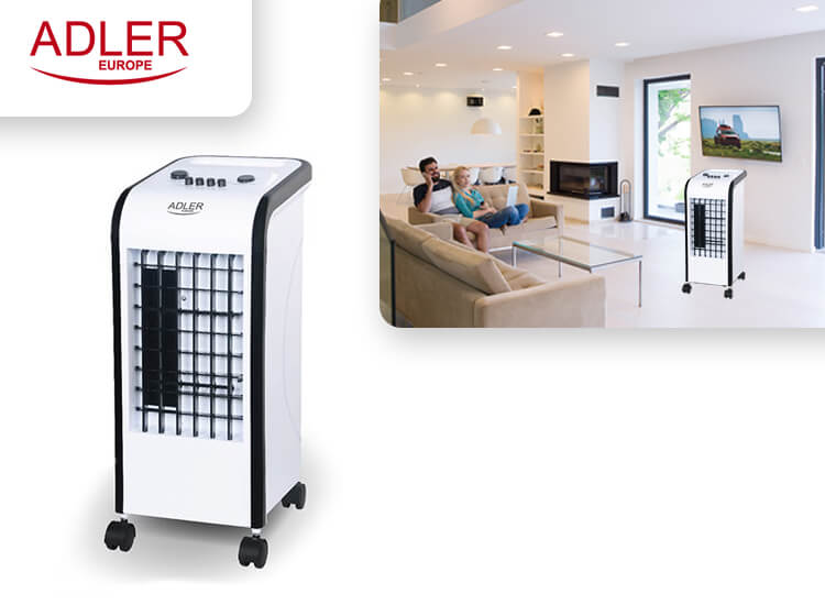 Deal Donkey - Adler Mobiele Aircooler: Koelen Zuiveren En Bevochtigen