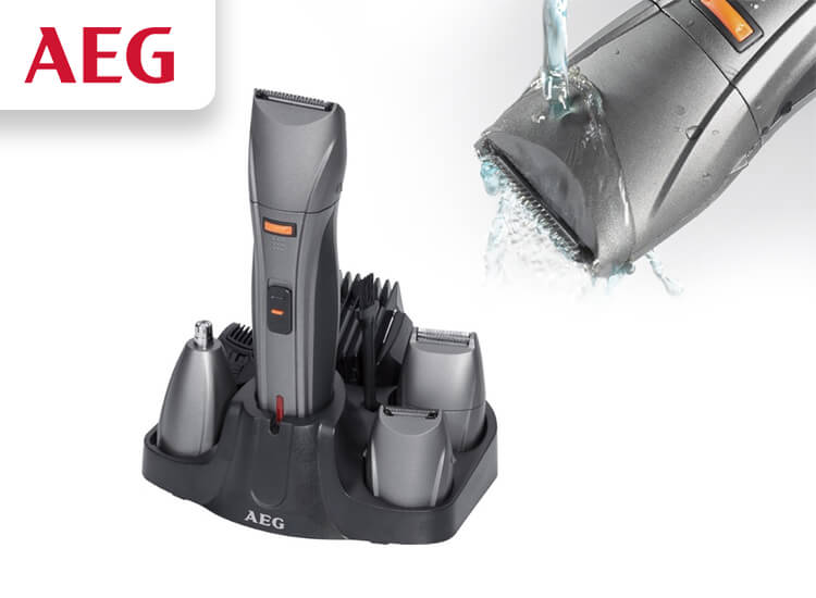 Deal Donkey - Aeg Bht 5640 4-In-1 Trimmer Voor, Baard, Hoofd-, Neus- En Oorhaar