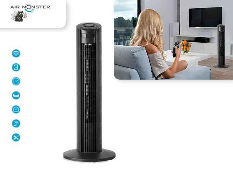 Deal Donkey - Air Monster Towerventilator - 80 Cm