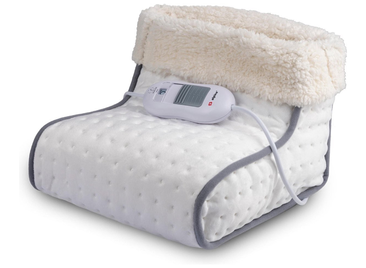 Deal Donkey - Alpina Elektrische Voetenwarmer - Elektrische Verwarming - 3 Warmtestanden - Wasbare Binnenhoes - 100 Watt - Wit Deal Donkey - Alpina Elektrische Voetenwarmer - Elektrische Verwarming - 3 Warmtestanden - Wasbare Binnenhoes - 100 Watt - Wit