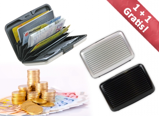 Deal Donkey - Aluminium Wallet 1+1 Gratis