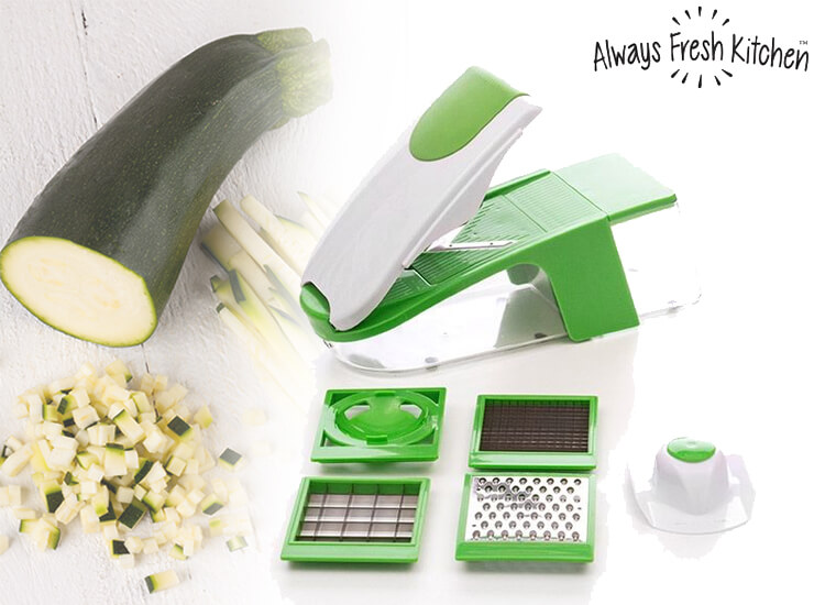 Deal Donkey - Always Fresh Dicer Pro - Handige Keukentool Om Te Snijden, Schaven En Raspen