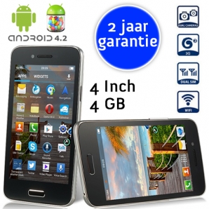 Deal Donkey - Android 4 Inch Smartphone Met 4.2 Jellybean Deal Donkey - Android 4 Inch Smartphone Met 4.2 Jellybean