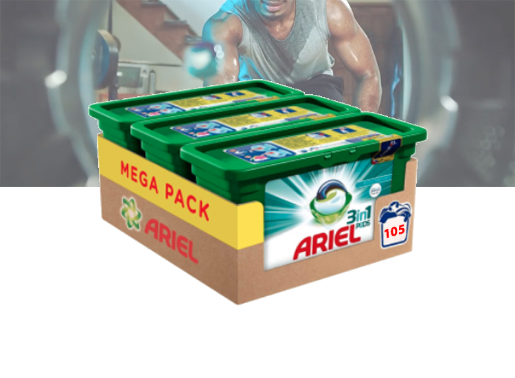 Deal Donkey - Ariel 3-In-1 Pods Regular Wasmiddel - 105 Pods Deal Donkey - Ariel 3-In-1 Pods Regular Wasmiddel - 105 Pods