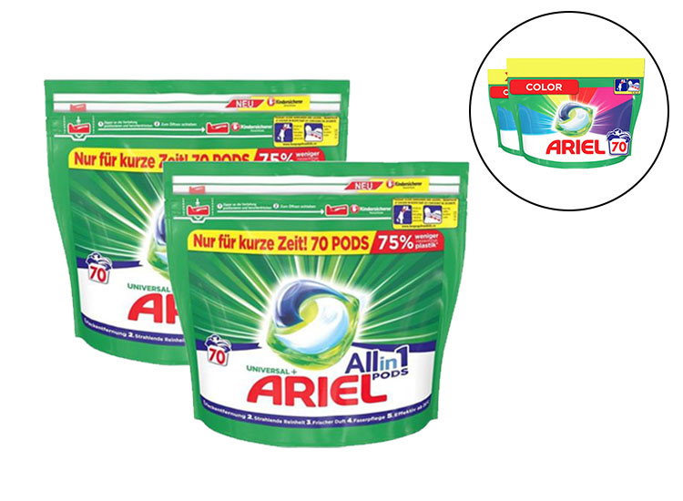 Deal Donkey - Ariel Prof Allin1 Pods - 140 Wasbeurten - Color Of Regular