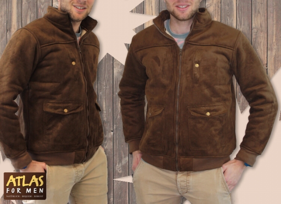 Deal Donkey - Atlas For Men Herenjas - Stoer Jack Gemaakt Van Comfortabel Suedine Deal Donkey - Atlas For Men Herenjas - Stoer Jack Gemaakt Van Comfortabel Suedine