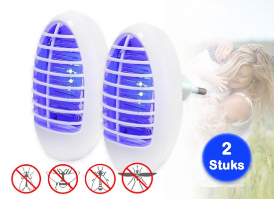 Deal Donkey - Bellson Plug-In Insectenlamp - Elimineert Muggen Effectief - 2 Stuks Deal Donkey - Bellson Plug-In Insectenlamp - Elimineert Muggen Effectief - 2 Stuks