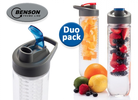 Deal Donkey - Benson Fruitfles Met Handige Drinkdop (2 Stuks)