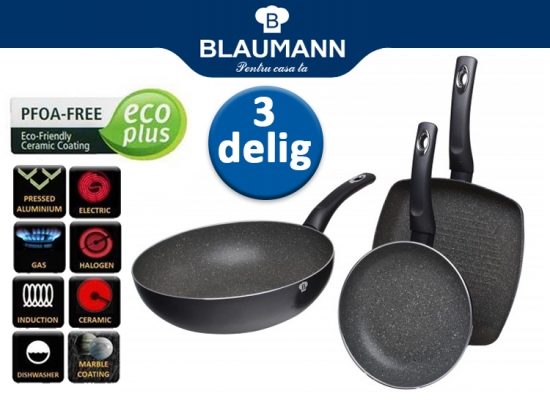 Deal Donkey - Blaumann Pannenset 3-Delig Deal Donkey - Blaumann Pannenset 3-Delig