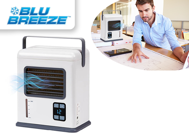 Deal Donkey - Blu Breeze Aircooler - Mini Luchtkoeler Deal Donkey - Blu Breeze Aircooler - Mini Luchtkoeler