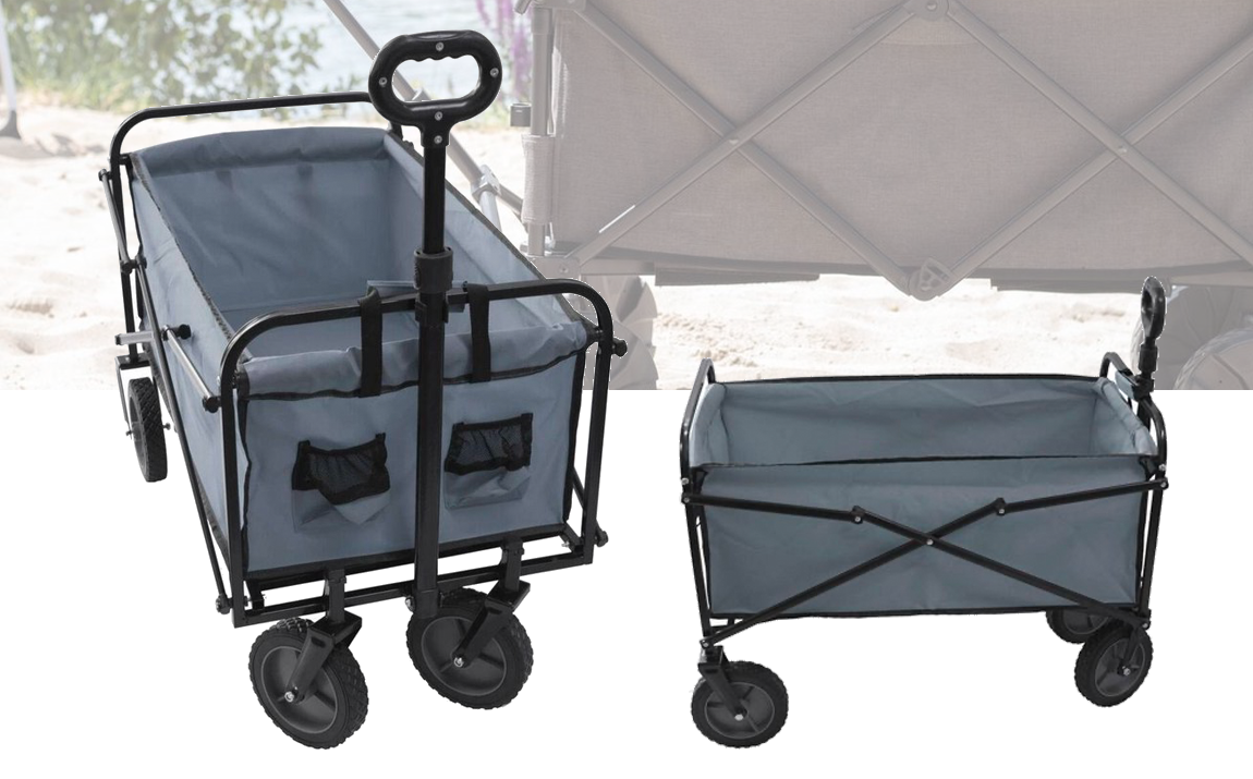 Deal Donkey - Bolderwagen/Bolderkar - Max. 70Kg - Grijs Deal Donkey - Bolderwagen/Bolderkar - Max. 70Kg - Grijs