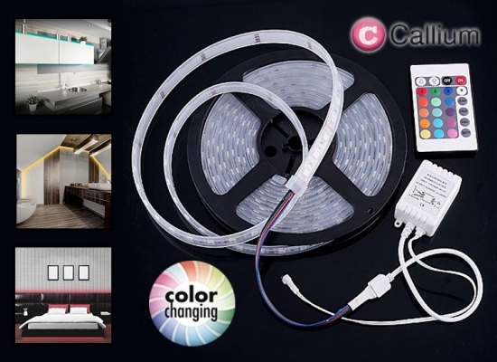 Deal Donkey - Callium 5M Rgb Indoor En Outdoor Led Strip Deal Donkey - Callium 5M Rgb Indoor En Outdoor Led Strip