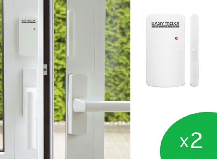Deal Donkey - Cleanmaxx - Draadloos Alarmsysteem - Voor Deuren En Ramen Met 2 Sensoren Deal Donkey - Cleanmaxx - Draadloos Alarmsysteem - Voor Deuren En Ramen Met 2 Sensoren