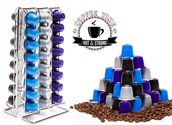 Deal Donkey - Cuphouder + 48/96/144/192 Cups Geschikt Voor Nespresso Apparaten