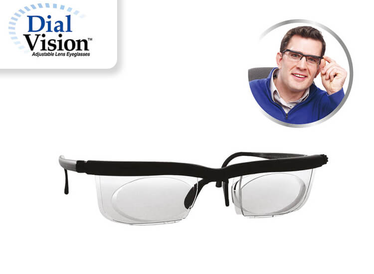 Deal Donkey - Dial Vision Glass - De Verstelbare Bril - Aan Te Passen Van -6 Tot +3