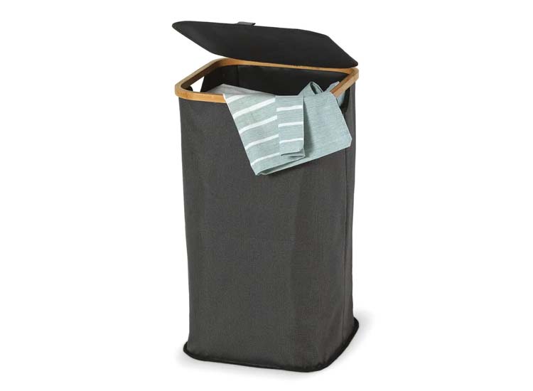 Deal Donkey - Domopak Living Wasmand - Met Deksel - 50 Liter - Antraciet Deal Donkey - Domopak Living Wasmand - Met Deksel - 50 Liter - Antraciet