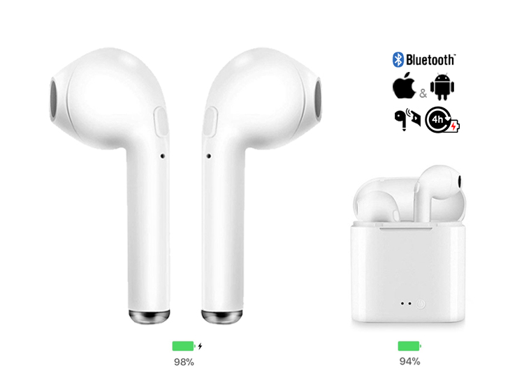 Deal Donkey - Draadloze Bluetooth Oordopjes - Geschikt Voor Ios En Android Deal Donkey - Draadloze Bluetooth Oordopjes - Geschikt Voor Ios En Android