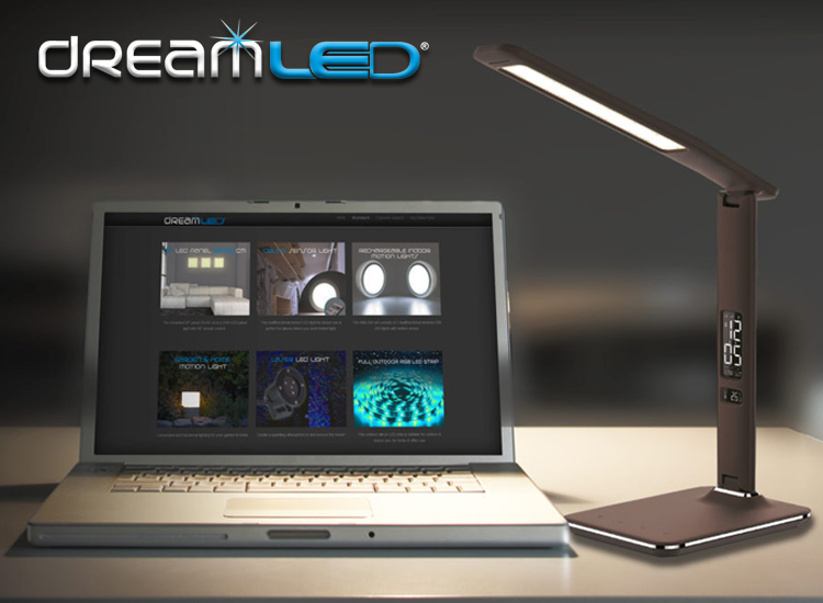 Deal Donkey - Dreamled Led Bureaulamp - Dimbaar - Bruin/Zwart Lederen Look Deal Donkey - Dreamled Led Bureaulamp - Dimbaar - Bruin/Zwart Lederen Look