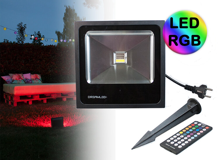 Deal Donkey - Dreamled Rgb + W Floodlight 30W Fl300w - Verlicht Je Tuin In Elke Kleur Die Je Maar Wenst