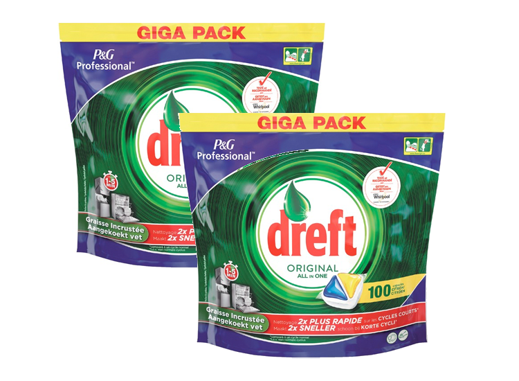 Deal Donkey - Dreft All In One Lemon Vaatwastabletten - 200 Stuks Deal Donkey - Dreft All In One Lemon Vaatwastabletten - 200 Stuks