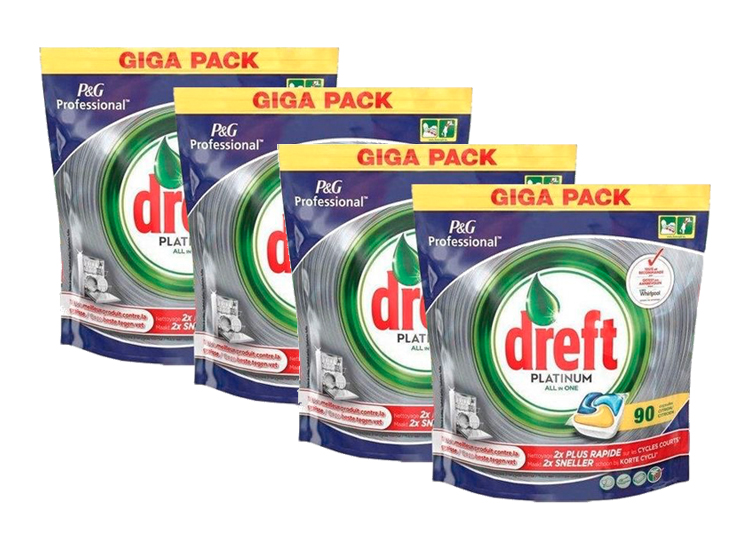 Deal Donkey - Dreft Platinum All In One Lemon Vaatwastabletten - 360 Stuks Deal Donkey - Dreft Platinum All In One Lemon Vaatwastabletten - 360 Stuks