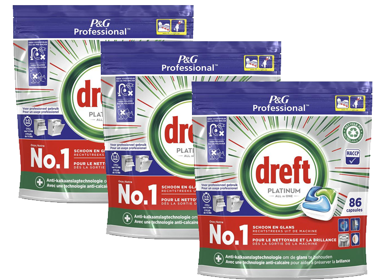 Deal Donkey - Dreft Platinum Regular Vaatwastabletten - 258 Stuks Deal Donkey - Dreft Platinum Regular Vaatwastabletten - 258 Stuks
