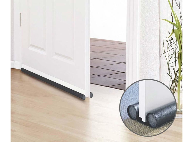 Deal Donkey - Dubbele Tochtstoppers - 2 Stuks - 95 Cm - Grijs Deal Donkey - Dubbele Tochtstoppers - 2 Stuks - 95 Cm - Grijs