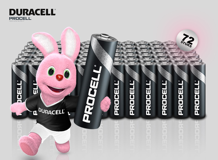 Deal Donkey - Duracell Industrial Batterijen - 72 Stuks Deal Donkey - Duracell Industrial Batterijen - 72 Stuks