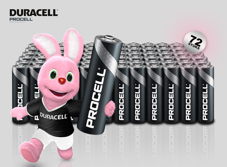 Deal Donkey - Duracell Procell Batterijen - 72 Stuks