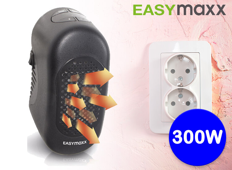 Deal Donkey - Easymaxx Mini Heater - Handige Mini-Verwarming Om Kleine Ruimtes Te Verwarmen