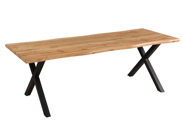 Deal Donkey - Eetkamertafel - Rechthoekig - Eiken Fineer - Natuurlijk Of Recht - X-Onderstel Deal Donkey - Eetkamertafel - Rechthoekig - Eiken Fineer - Natuurlijk Of Recht - X-Onderstel