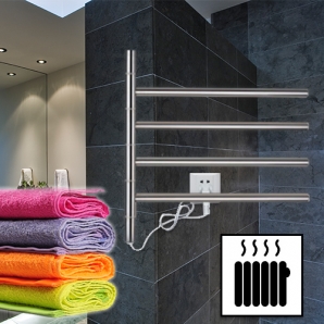 Deal Donkey - Elektrisch Verwarmd Handdoeken Rek Van Chroom Deal Donkey - Elektrisch Verwarmd Handdoeken Rek Van Chroom