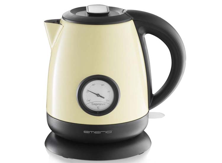 Deal Donkey - Emerio Waterkoker 1L - Ingebouwde Thermometer - Beige Deal Donkey - Emerio Waterkoker 1L - Ingebouwde Thermometer - Beige