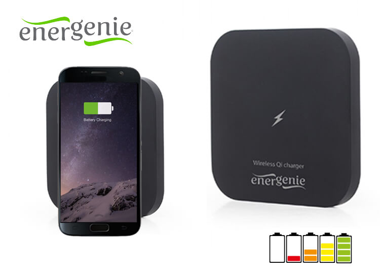 Deal Donkey - Energenie Draadloze Qi-Oplader Voor Je Smartphone Deal Donkey - Energenie Draadloze Qi-Oplader Voor Je Smartphone