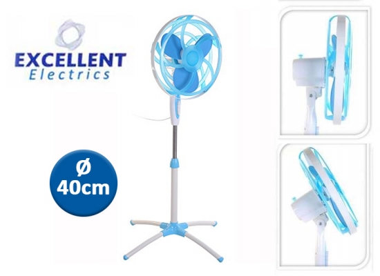 Deal Donkey - Excellent Electrics Vloerventilator - Statiefventilator Met Zachte Ventilatorbladen