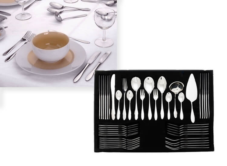 Deal Donkey - Excellent Houseware Romarino Bestekset - 60 Delig - Rvs Deal Donkey - Excellent Houseware Romarino Bestekset - 60 Delig - Rvs