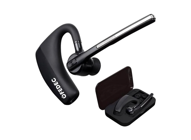 Deal Donkey - Fedec K10 Bluetooth Headset Met Accu En Oplaadcase - Draadloze Headset