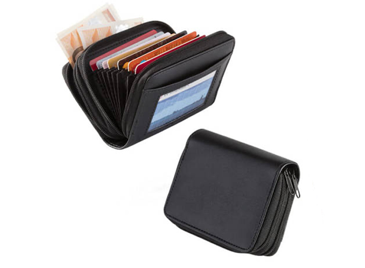 Deal Donkey - Fedec Safe Wallet Portemonnee - Voor 36 Pasjes - Zwart Deal Donkey - Fedec Safe Wallet Portemonnee - Voor 36 Pasjes - Zwart