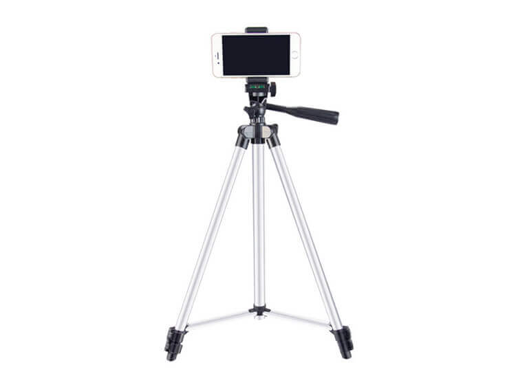 Deal Donkey - Fedec Telefoon Tripod - Telefoonstatief - Verstelbaar Tot 150 Cm - Extra Grip Telefoonhouder - Waterpas - Opbergzak