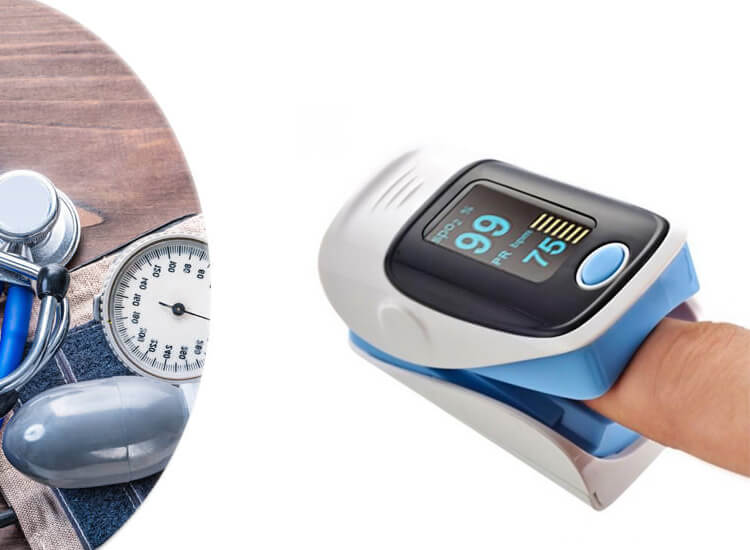 Deal Donkey - Fingertip Pulse Oximeter - Hartslagmeter - Blauw