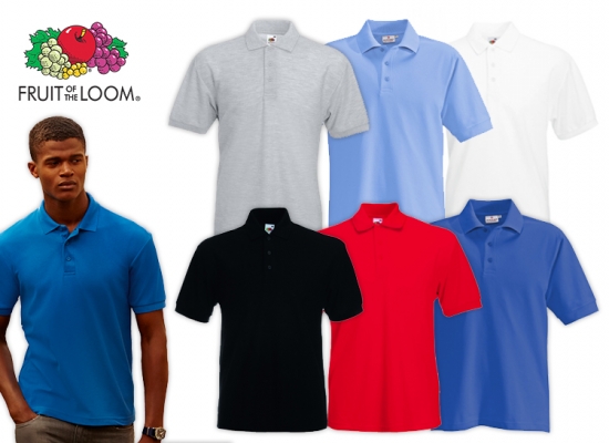 Deal Donkey - Fruit Of The Loom Heren Polo'S Deal Donkey - Fruit Of The Loom Heren Polo'S