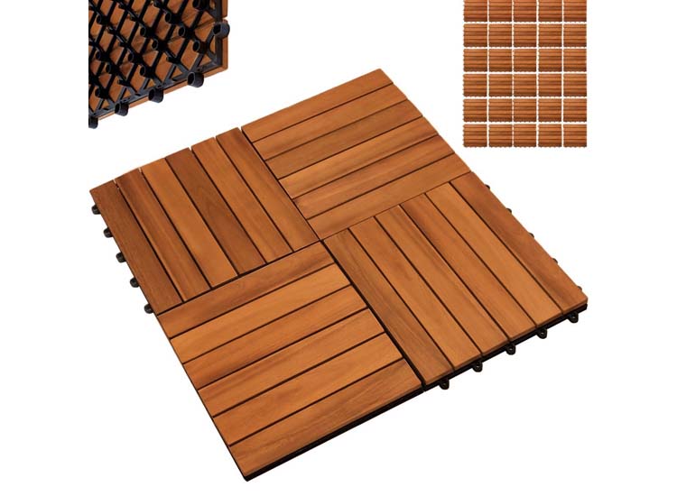 Deal Donkey - Gardentiles Houten Tuintegels - Terrastegels 30 X 30Cm = Pakket Van 4 Deal Donkey - Gardentiles Houten Tuintegels - Terrastegels 30 X 30Cm = Pakket Van 4
