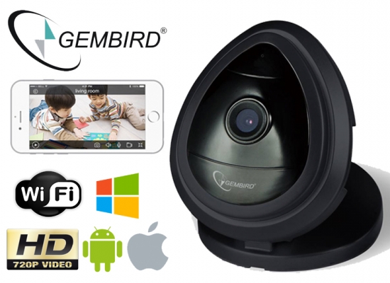 Deal Donkey - Gembird Hd Smart 720P Wifi Beveiligingscamera