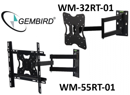 Deal Donkey - Gembird Tv Muurbeugels Voor Lcd/Plasma-Schermen