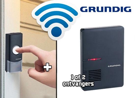 Deal Donkey - Grundig Draadloze Deurbel - Inclusief Ontvanger(S)