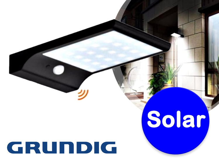 Deal Donkey - Grundig Sensorlamp Solar - Met Bewegingssensor Deal Donkey - Grundig Sensorlamp Solar - Met Bewegingssensor